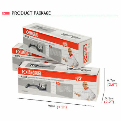 Handle Knife Sharpener |  Kitchen Camping Tool 2 Stage Coarse and Fine Grinding Stainless Steel - 302401