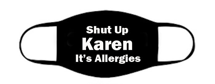 Karen Halloween Face Mask  |  Cotton Face Mask | Adult  Double Ply Soft Cotton