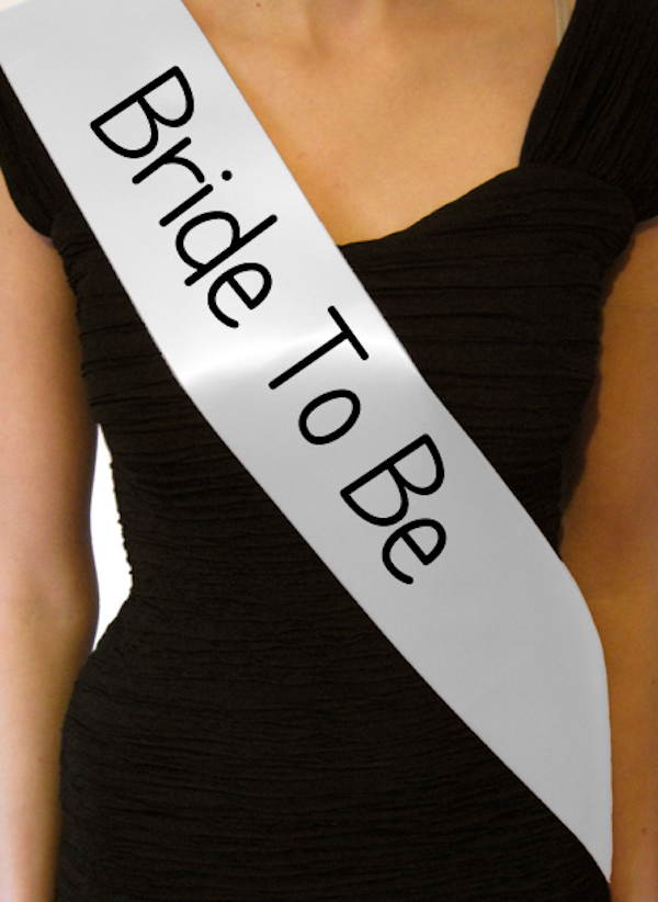 Party Sashes, Personalized For Bridal Party, Wedding Party, Bachelorette, Prom or Homecoming Satin Quality 60" (Fonts in Picture Gallery)