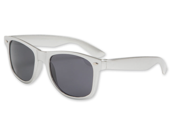 Silver Iconic 80's Sunglasses Adult 12 PACK 16002