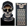 Skull Multi-function Seamless Tube Bandana 12 PACK