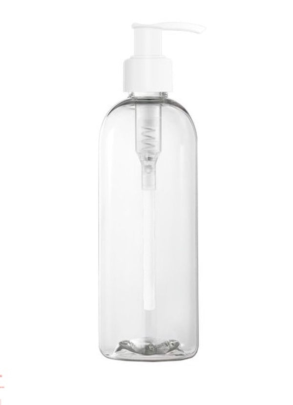 Clear Plastic Bottles |  8 OZ Lotion/Soap/Sanitizer Empty Bottle Travel USA 30271P