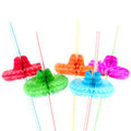 Fiesta Party Supplies Sombrero Straws 12 PACK 1885