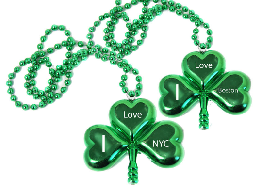 Customized Shamrock Beads | Customized Clover Beads | Customized 4 Leaf Clover Beads
