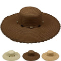 Ladies Sun Hats Mixed Colors 12 PACK 12544D