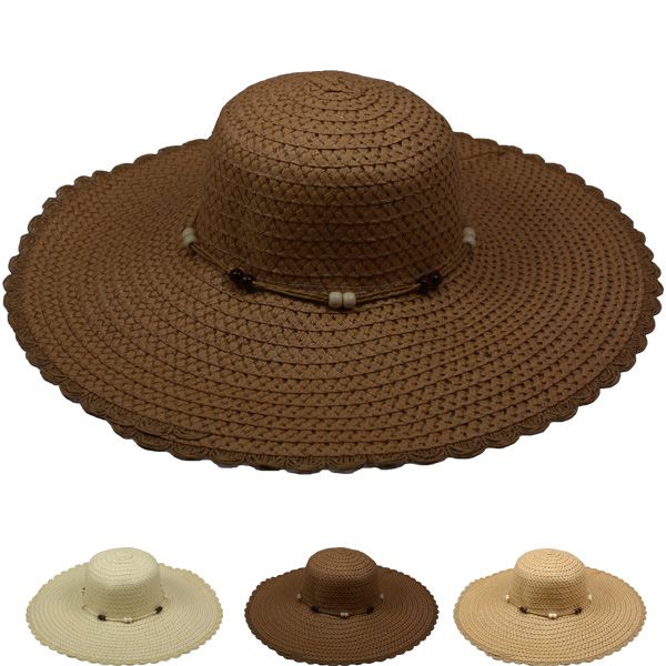 Ladies Sun Hats Mixed Colors 12 PACK 12544D