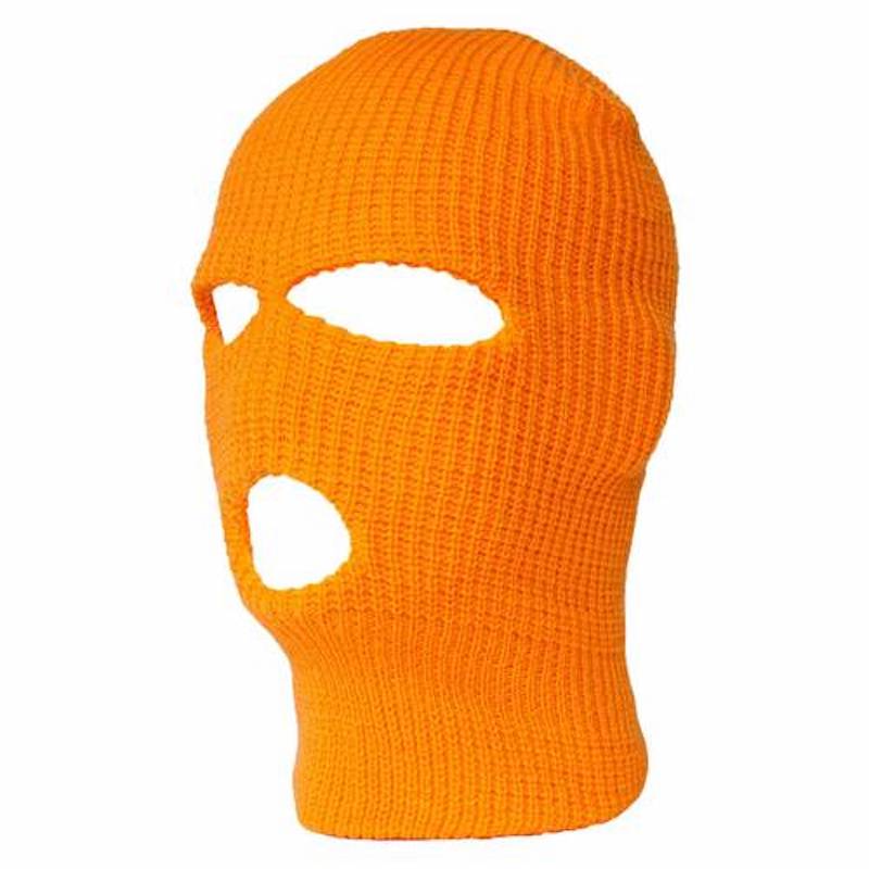 Orange Ski Face Mask Custom Thief Mask Sheisty Mask 3061O