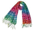 Rainbow Peace Sign Scarf 2017