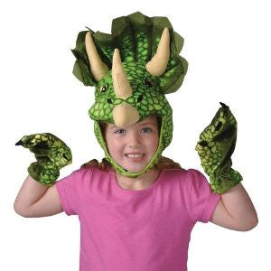 Triceratops Dinosaur Hat and Gloves Set 5898