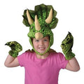 Triceratops Dinosaur Hat and Gloves Set 5898