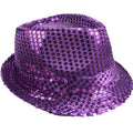 Bulk Purple Hats | Bulk Purple Fedoras | 18005 Adult Size