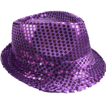 Bulk Purple Hats | Bulk Purple Fedoras | 18005 Adult Size