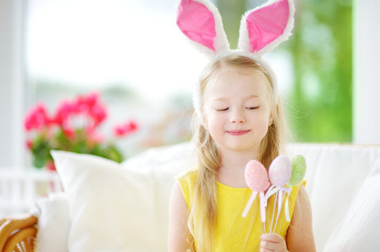 Bunny Ears Easter White/Pink 1671