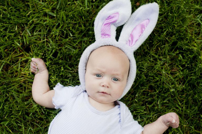 White Bunny Ears and Tail Set 1670