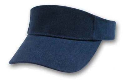 Navy Adjustable Sports Visor 5817