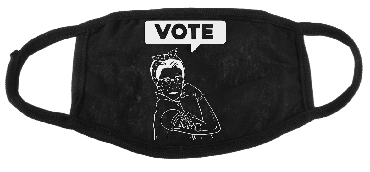 Vote Face Masks | Vote Mask | Voting Mask | Adult Double Ply Soft Cotton 763V