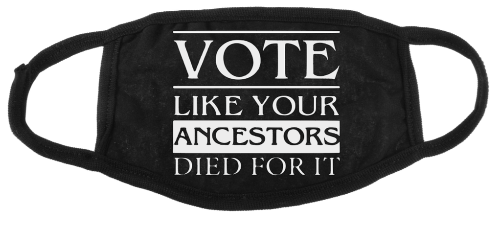 Vote Face Masks | Vote Mask | Voting Mask | Adult Double Ply Soft Cotton 763V