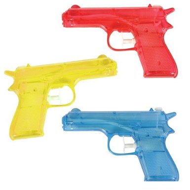 6" Water Guns Squirter Dozen 3380