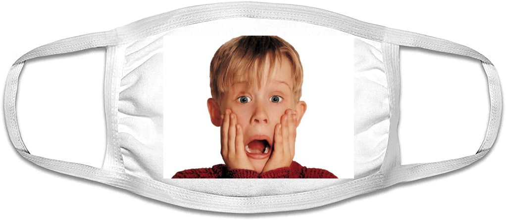 Macaulay Culkin Mask  |  Macaulay Culkin Face Mask | Adult Double Ply Soft Cotton