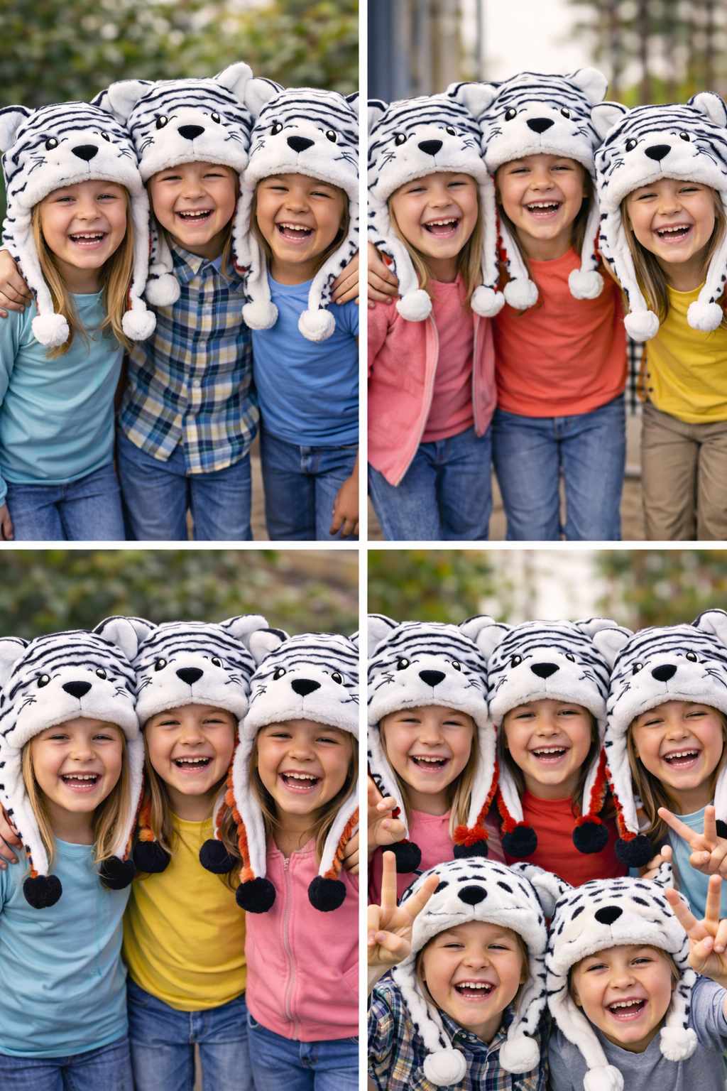 Tiger Hat and Gloves Set 5899