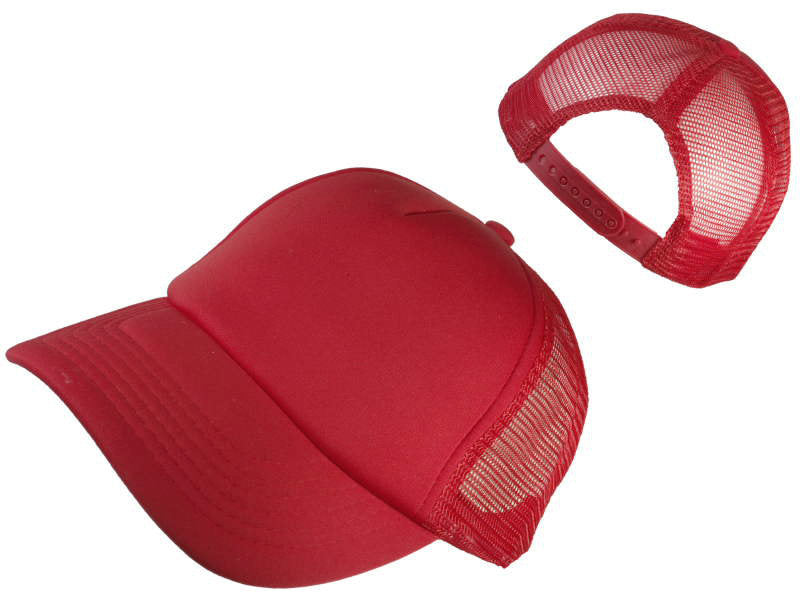 Red Mesh Trucker Cap 12 PACK 1463