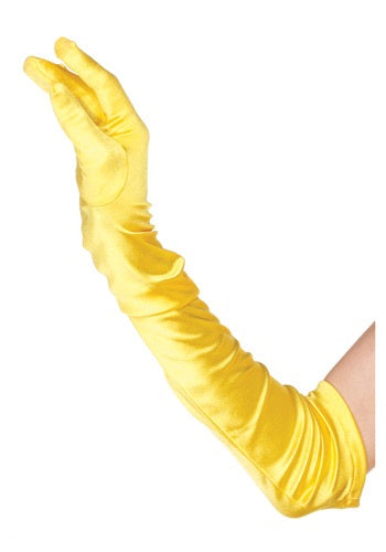 Yellow Gloves Opera Satin 1219Y