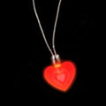 Heart Necklace Bulk | 12 PACK LED Flashing Heart Necklace Deluxe  6568